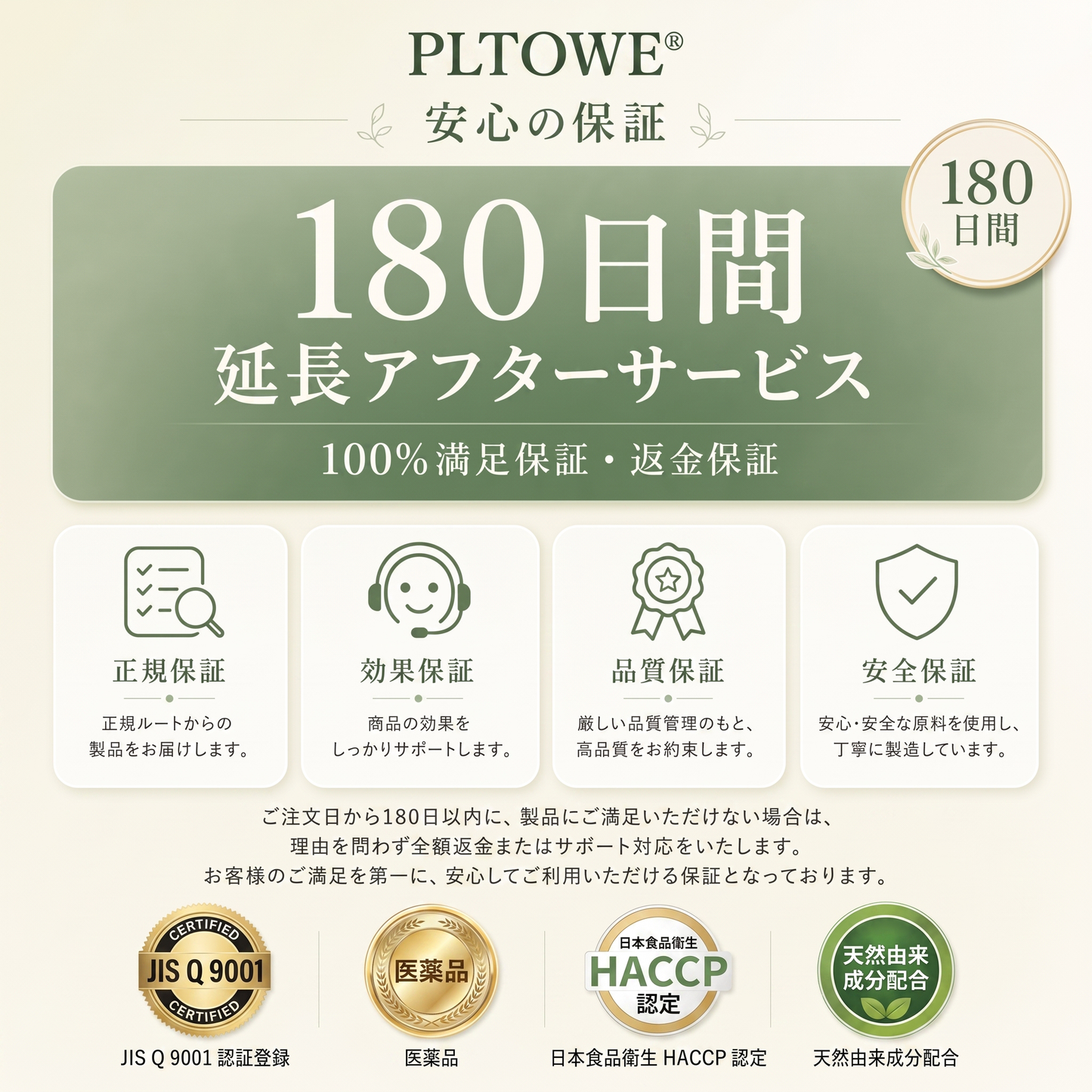 ð¥ PLTOWE® æ®ãããã 5 ç®±ã®ã¿ïŒè¿œå ã§ 30ïŒ
ãªãã®ç¹å¥å²åŒããçšæããŸããã æ°ã«ãªãã€ããã±ã¢ããæ»ãããªçŽ èãæã«å
¥ããŸãããã ä»éããšãæ¥å¹ŽãŸã§ãã®ãã£ã³ã¹ã¯èšªããŸããã
